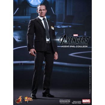 The Avengers Movie Masterpiece Action Figure 1/6 Agent Phil Coulson Sideshow Exclusive 30 cm